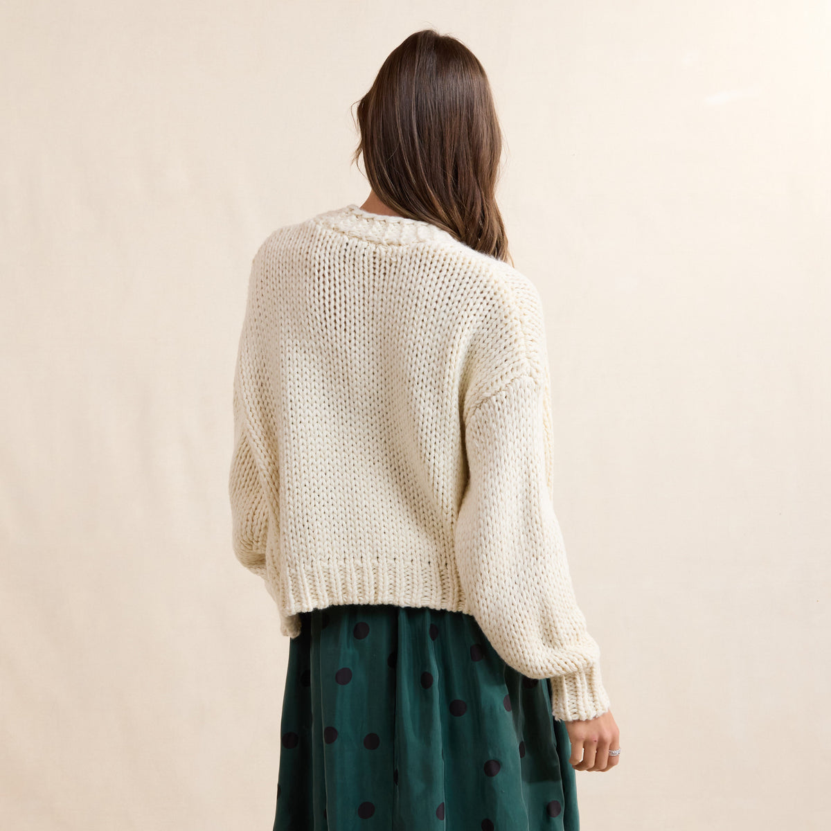 Jessa Chunky Cardigan - Cream