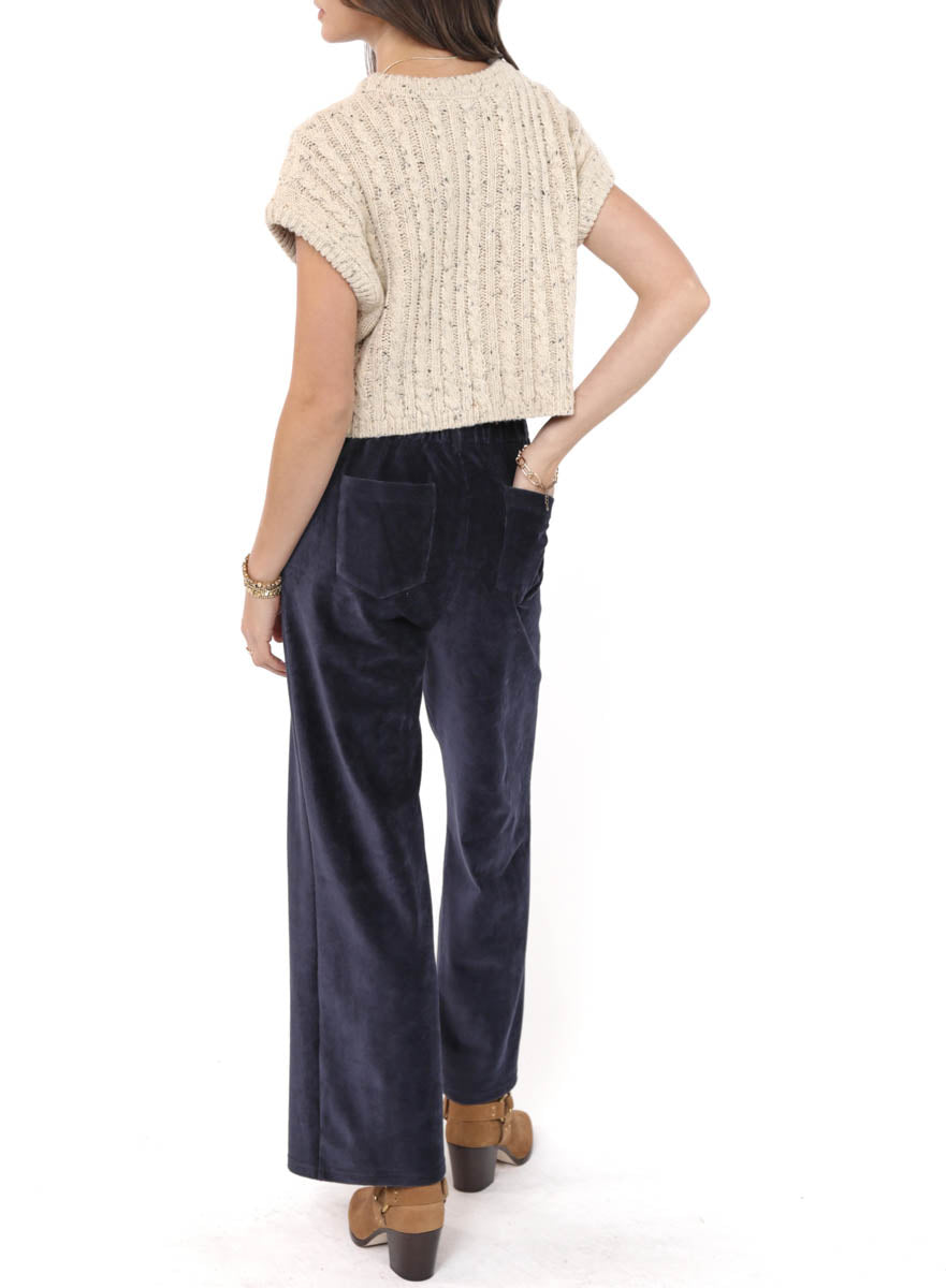 Effortless Cable Knit - Oatmeal Melange