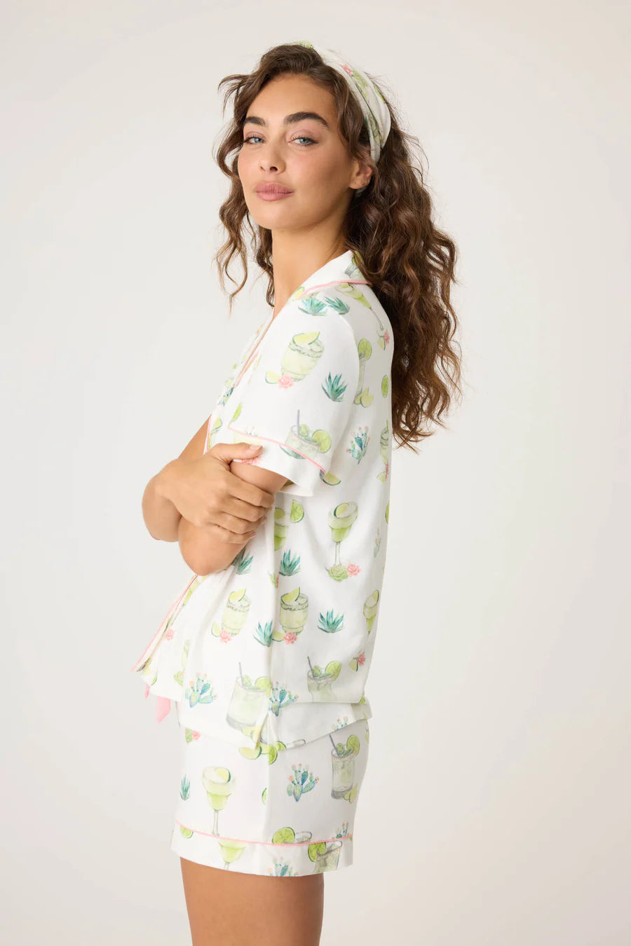 Limes & Sunshine Pj Set - Ivory