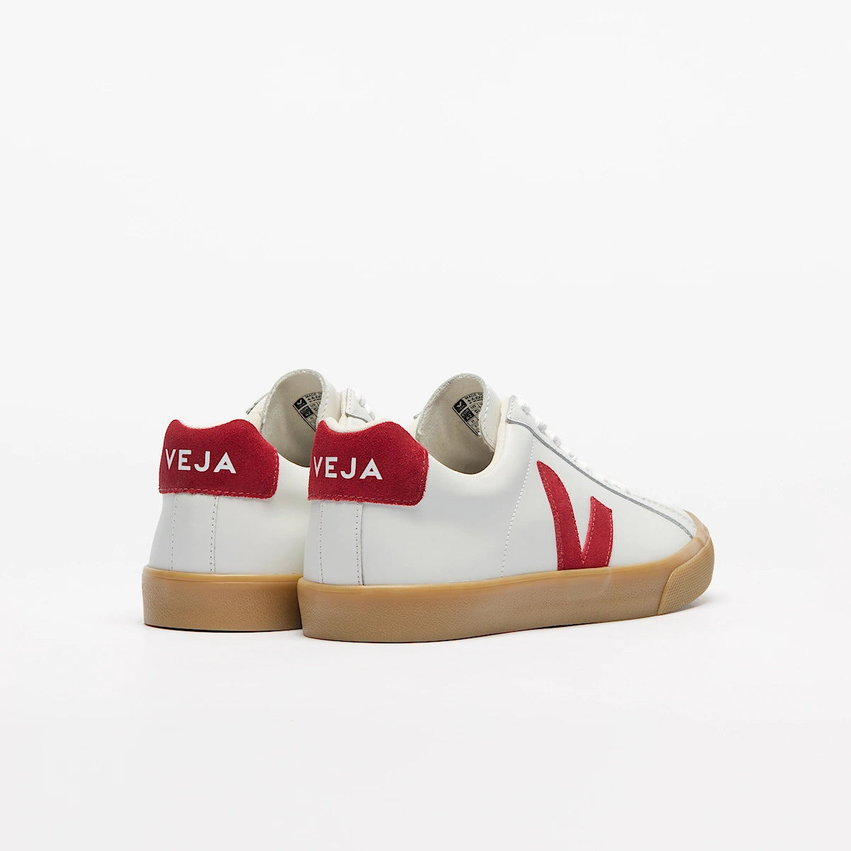 Esplar Leather - White / Pepper