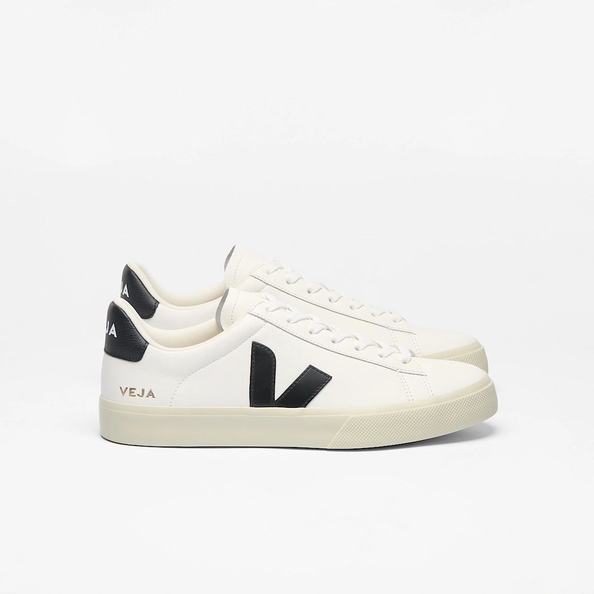 Campo Leather - White / Black