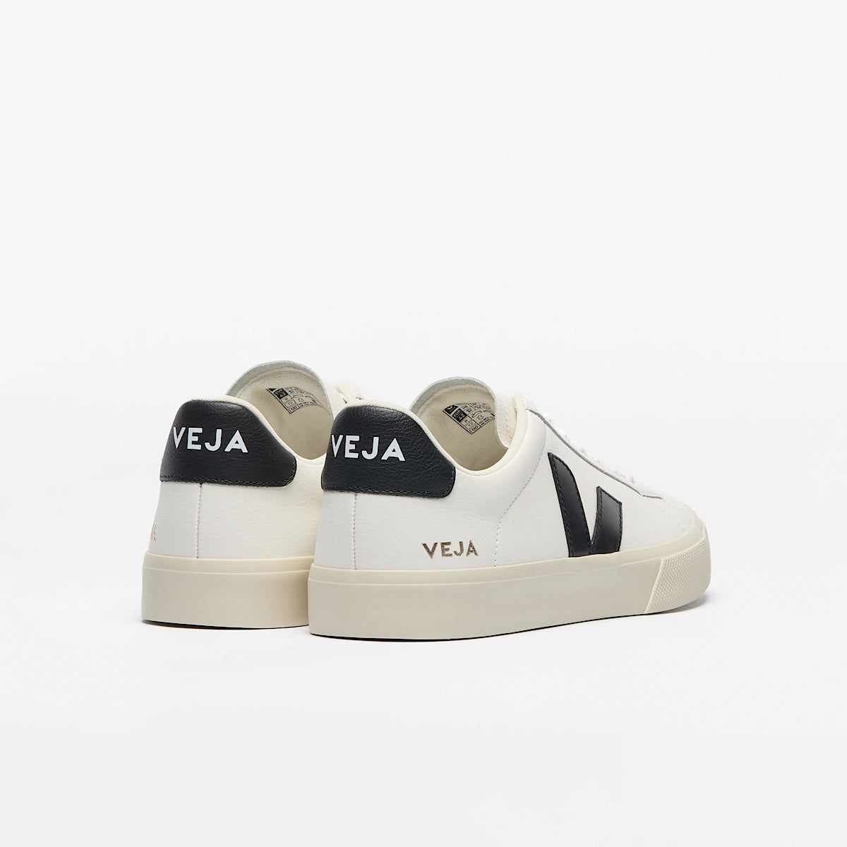 Campo Leather - White / Black