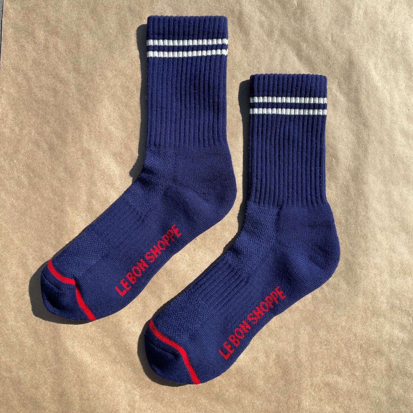 Boyfriend Socks - Navy