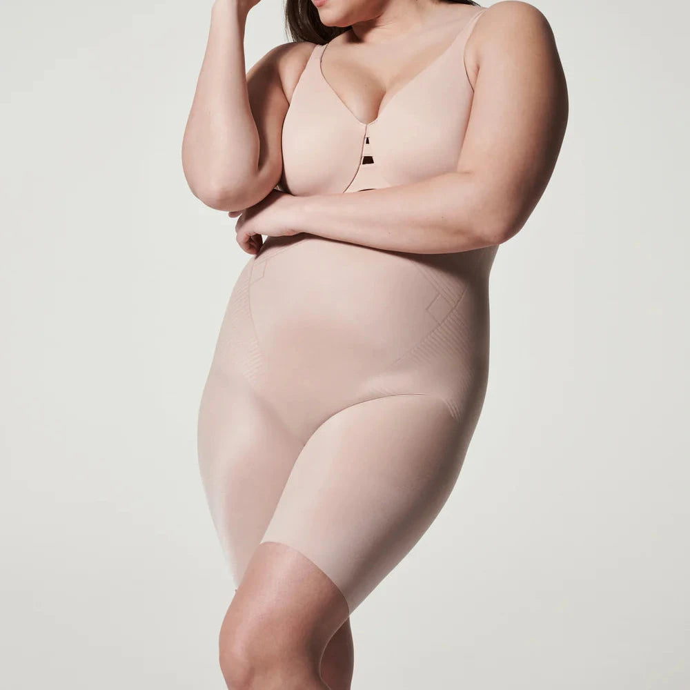 SPANXshape™ Invisible High-Waisted Mid-Thigh Short - Champagne Beige