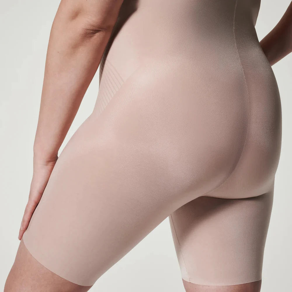 SPANXshape™ Invisible High-Waisted Mid-Thigh Short - Champagne Beige