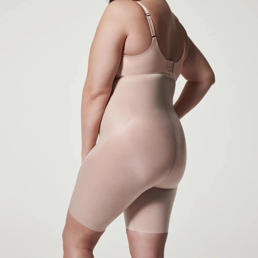 SPANXshape™ Invisible High-Waisted Mid-Thigh Short - Champagne Beige