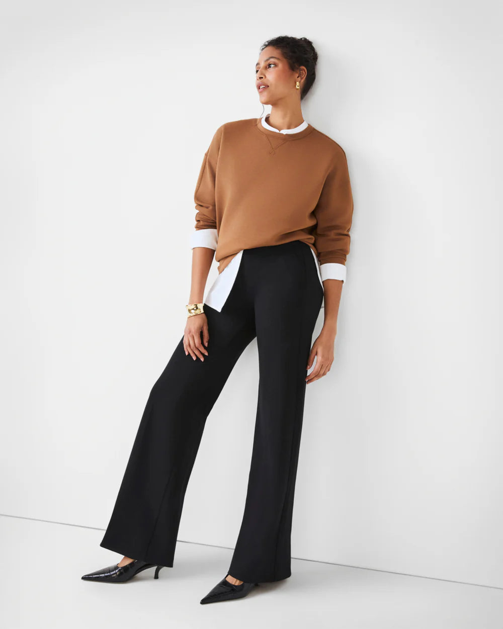 SPANXsupersmooth™ Ponte Wide Leg Pant - Black