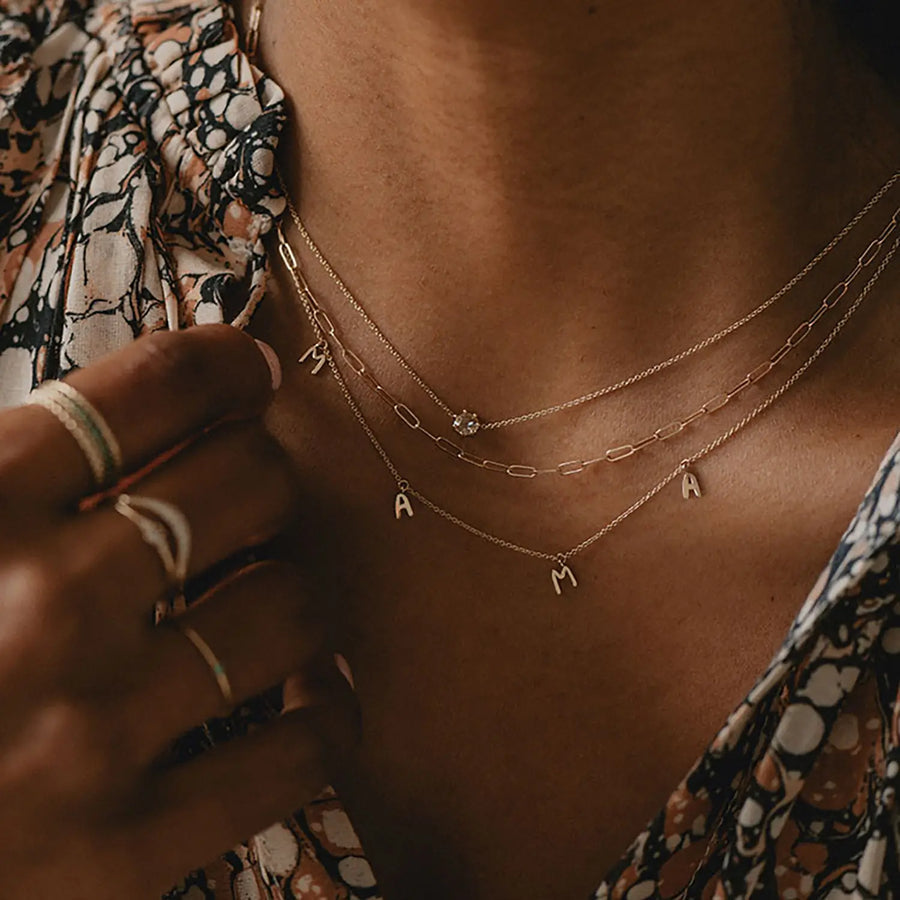 The Mama Necklace - Yellow Gold