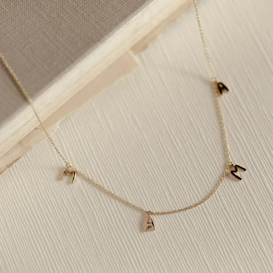 The Mama Necklace - Yellow Gold