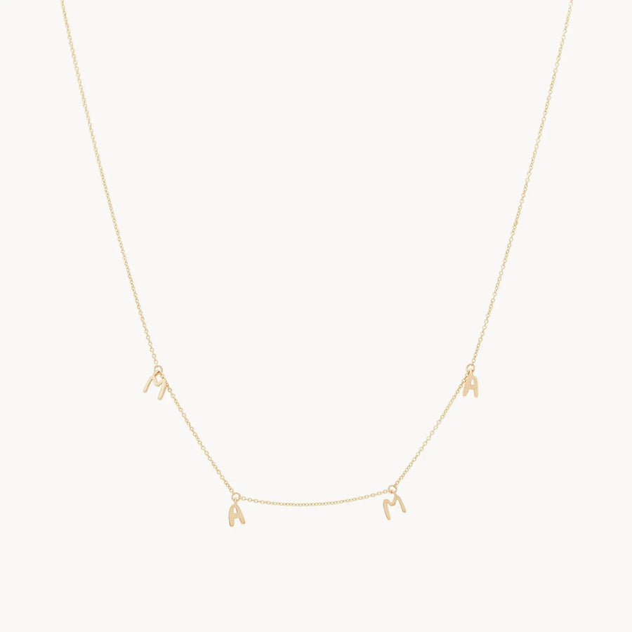 The Mama Necklace - Yellow Gold