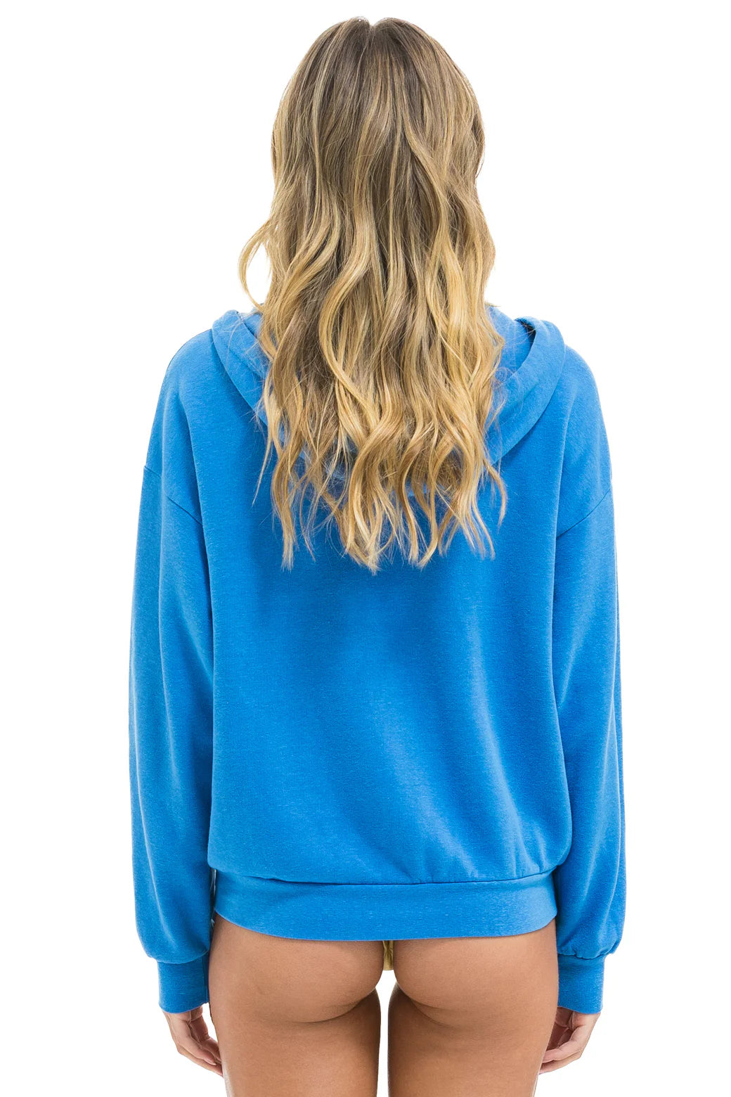 5 Stripe Hoodie - Cobalt / Neon