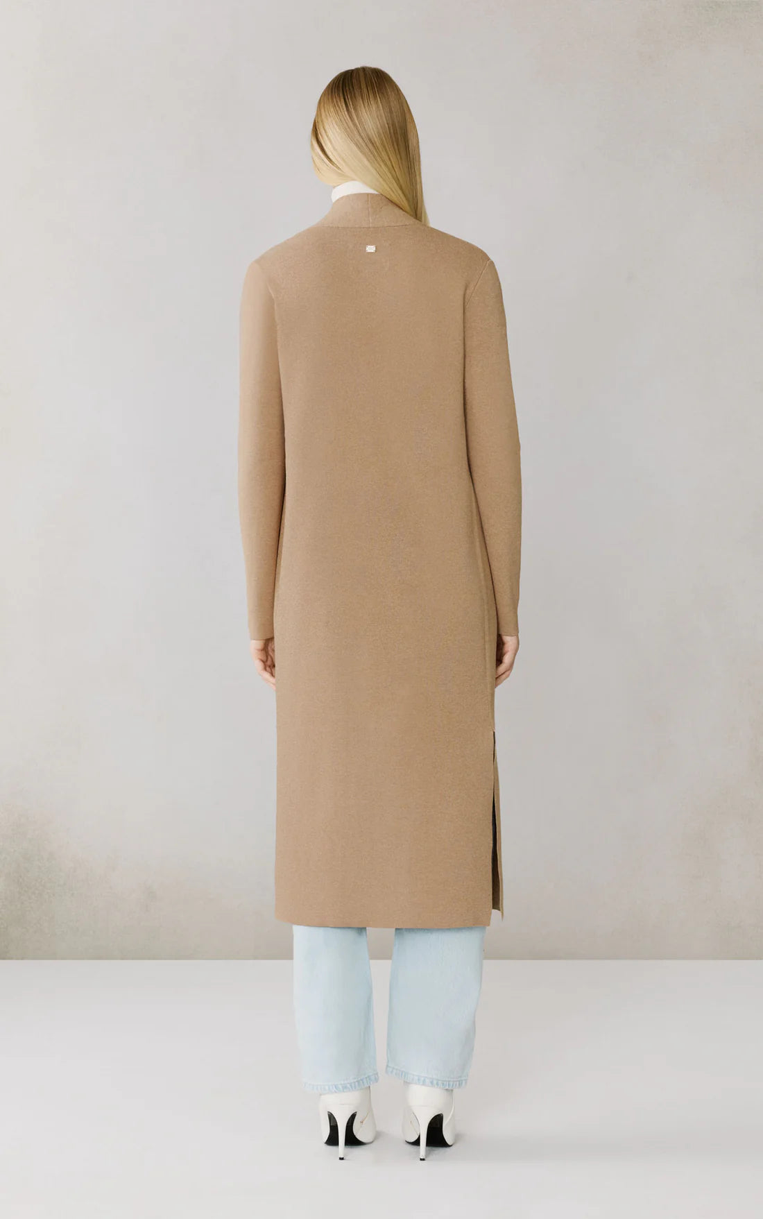 Zola Maxi Coatigan - Teak Heather