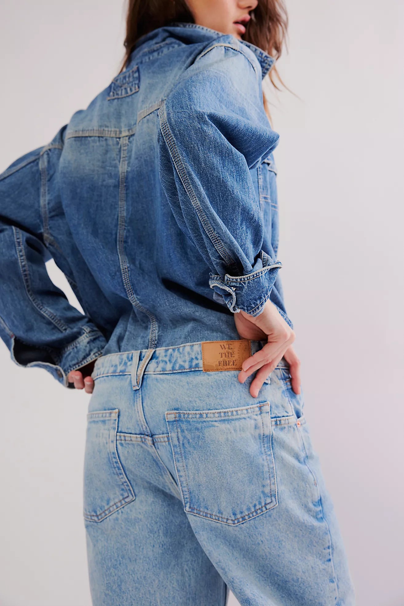 Deep Trance Dropped Boyfriend Jeans - Sweet Dreams