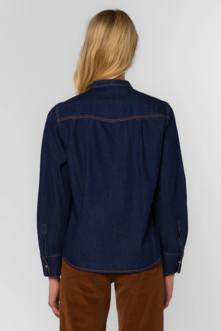 Trixie Top - Raw Blue
