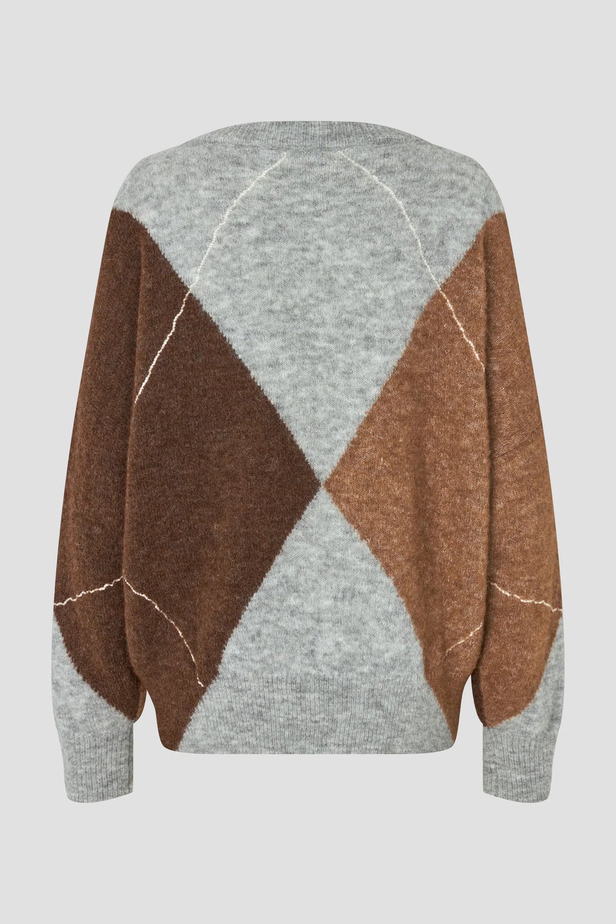 Forca Knit V-Neck - Light Grey