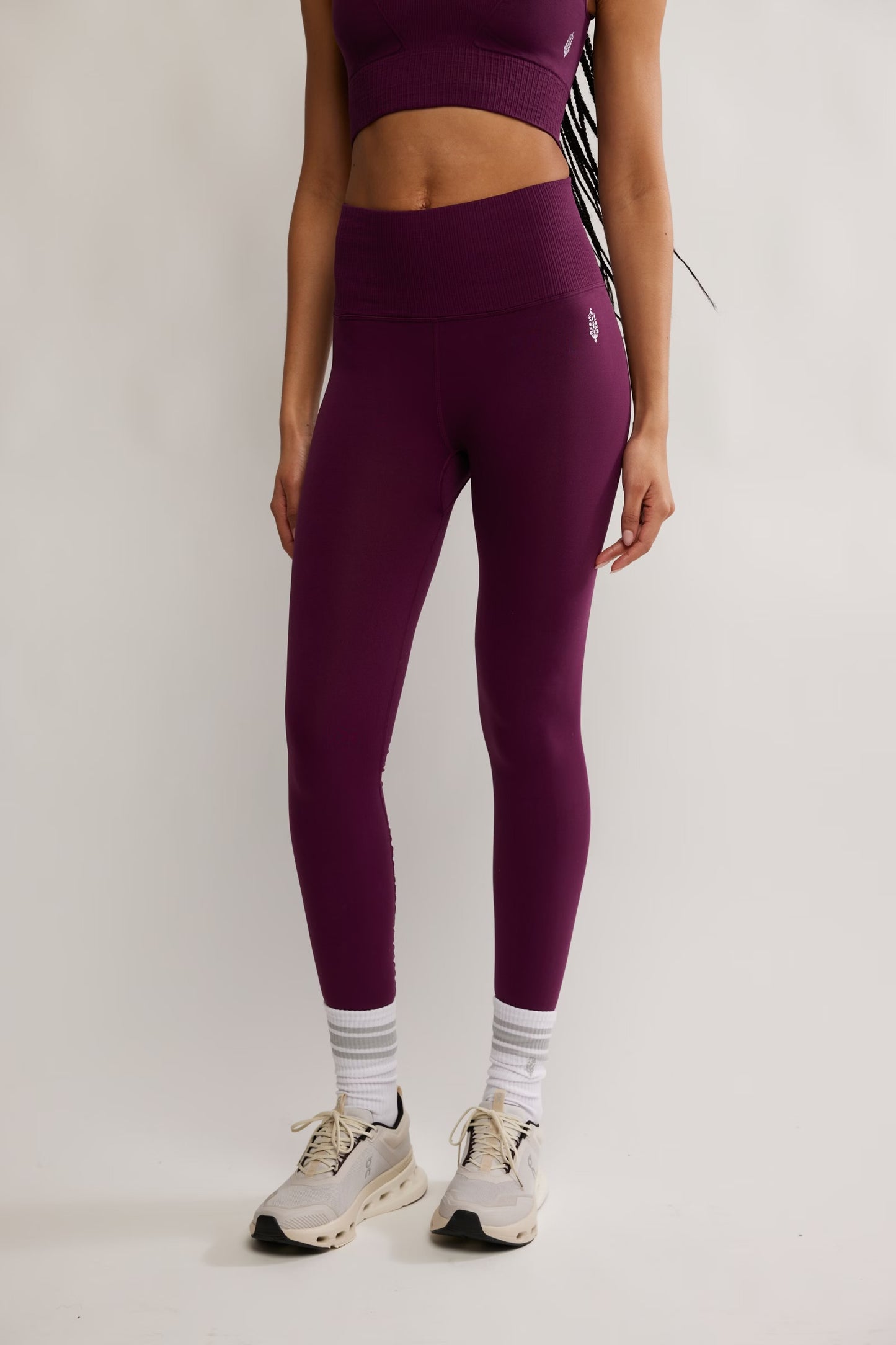 Good Karma Leggings - Black Cherry