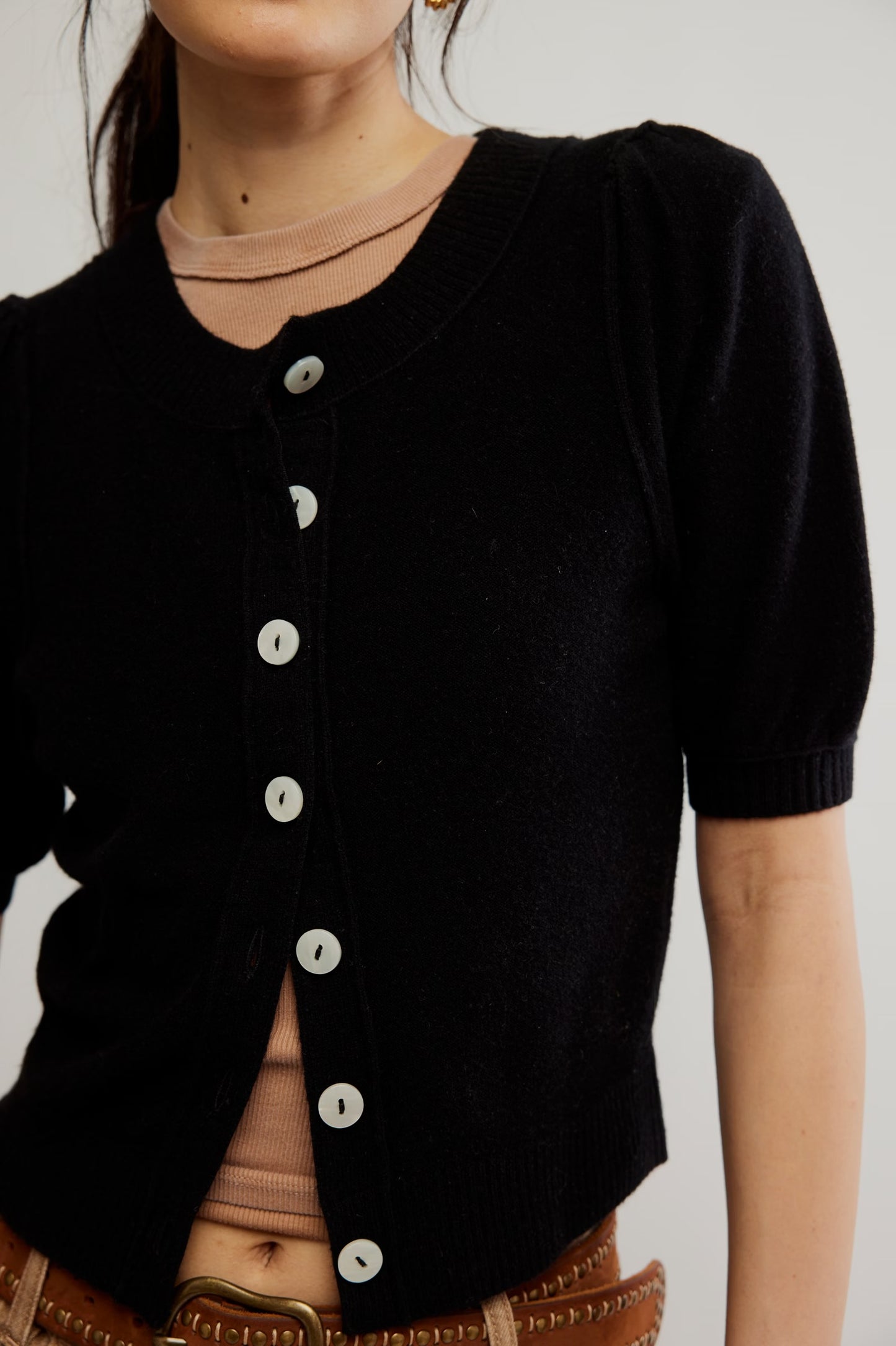 Isla Cardigan - Velvet Black