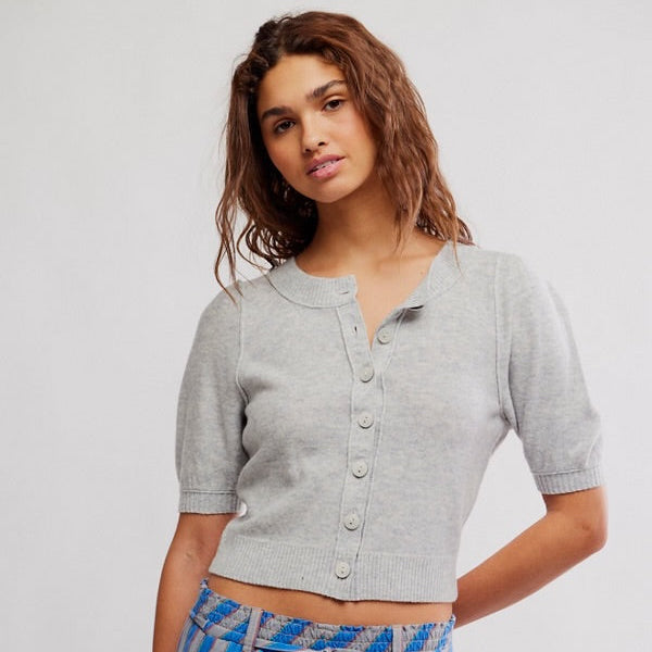 Isla Cardigan - Mineral Grey