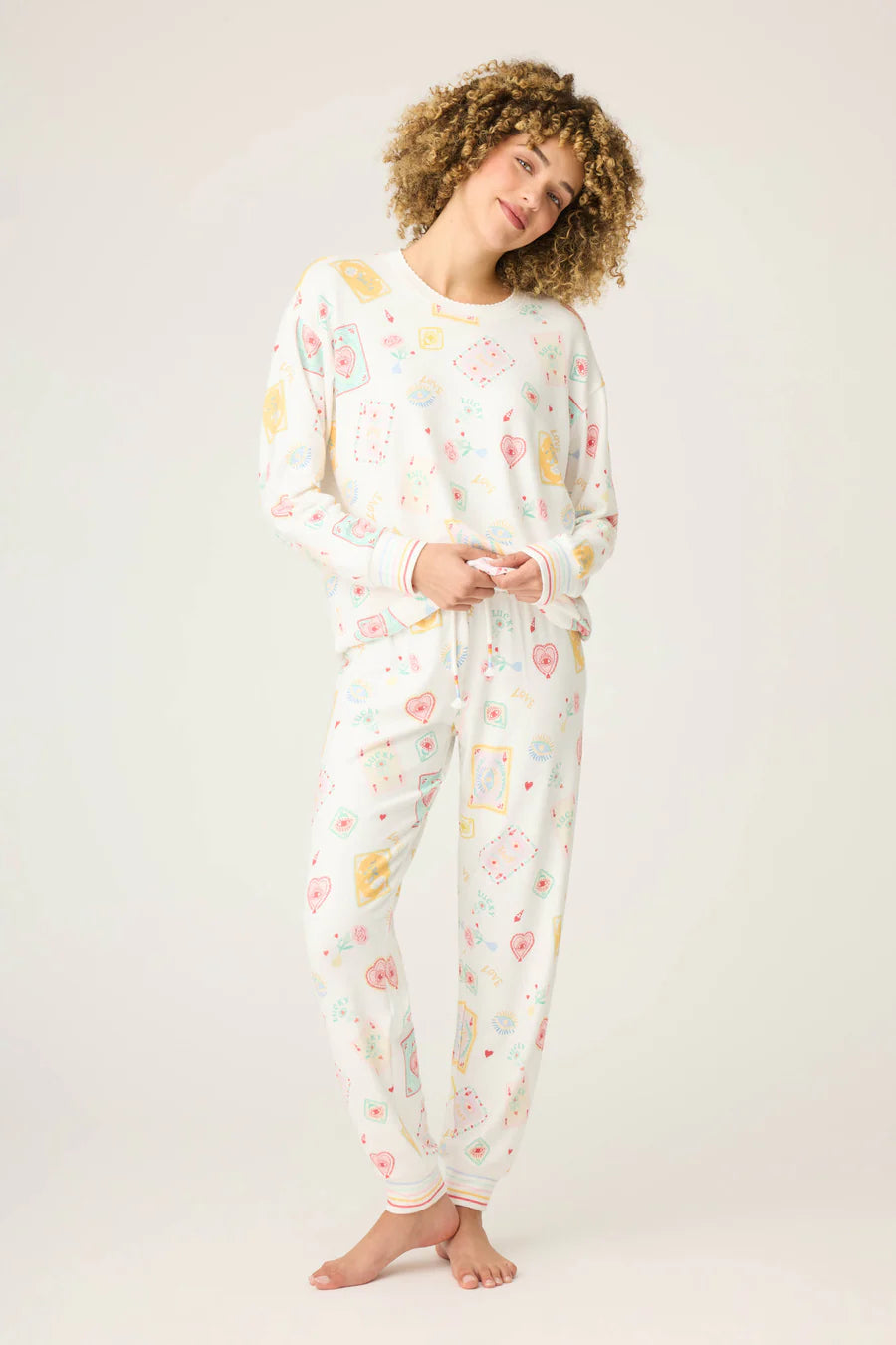 Lucky Me Tarot Card Print PJ Set
