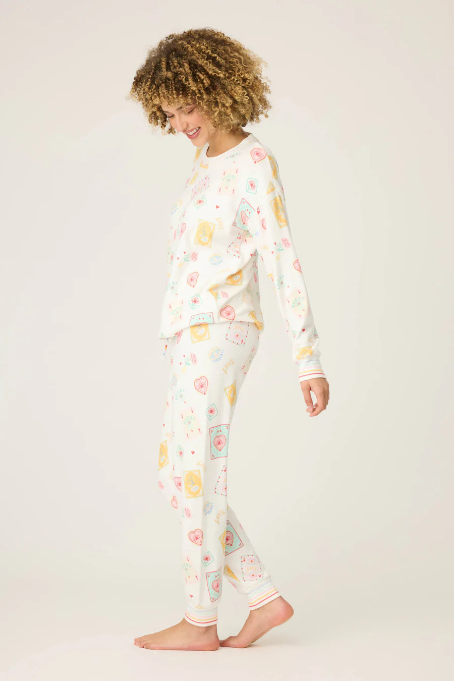 Lucky Me Tarot Card Print PJ Set