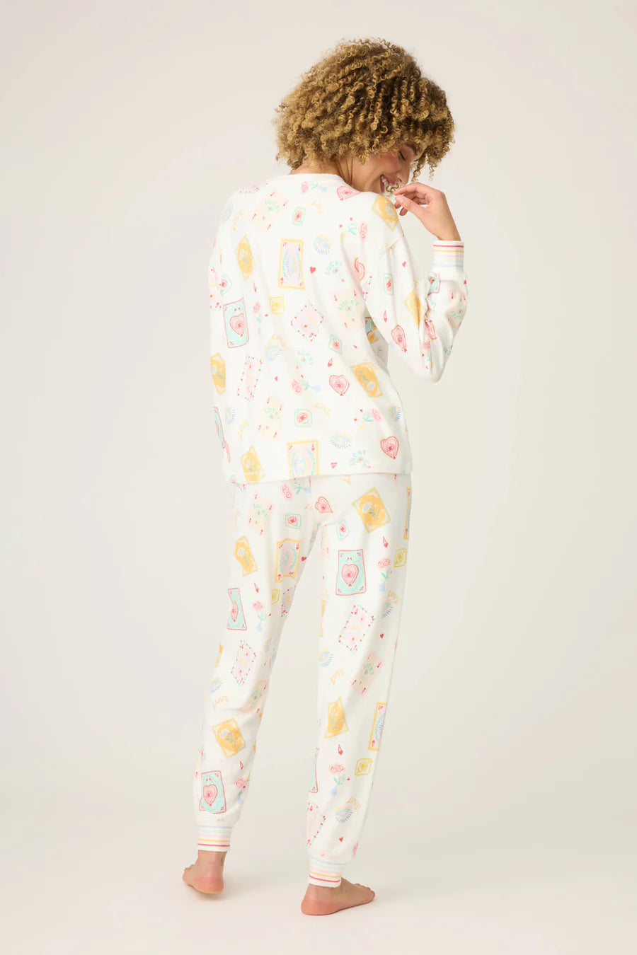 Lucky Me Tarot Card Print PJ Set