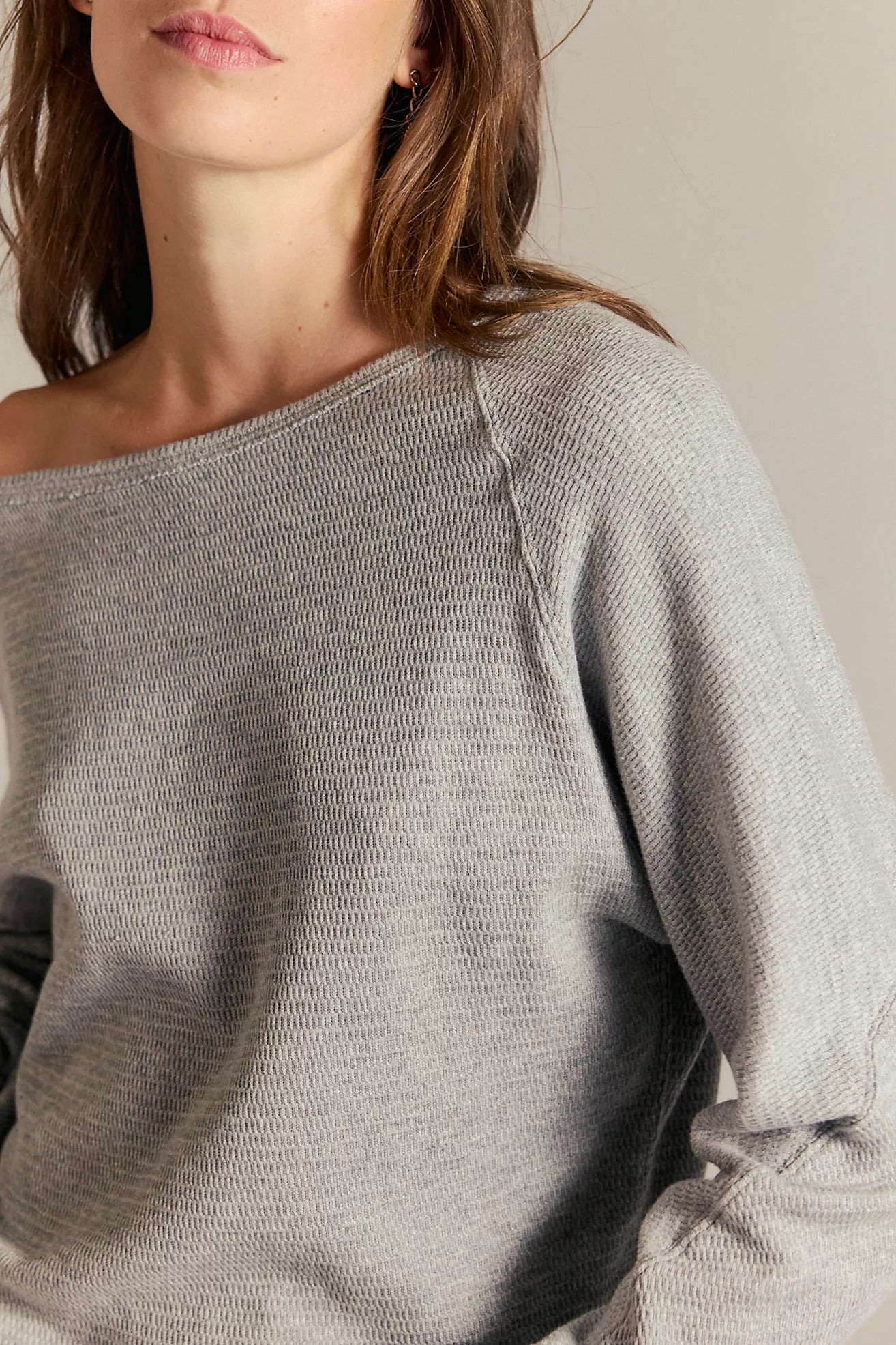 Jess Long Sleeve - Heather Grey