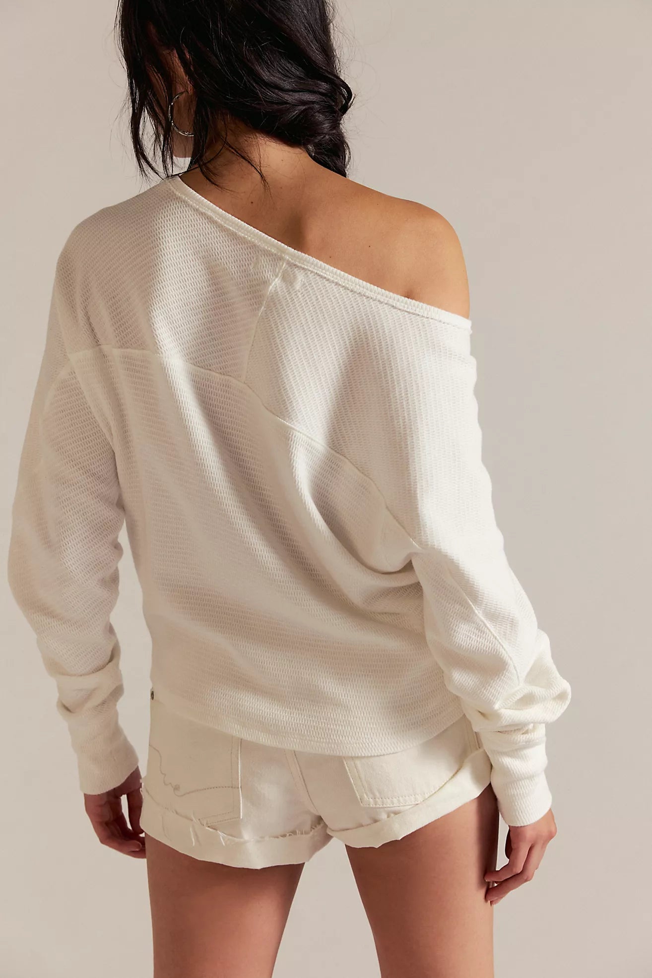 Jess Long Sleeve - Clean Ivory