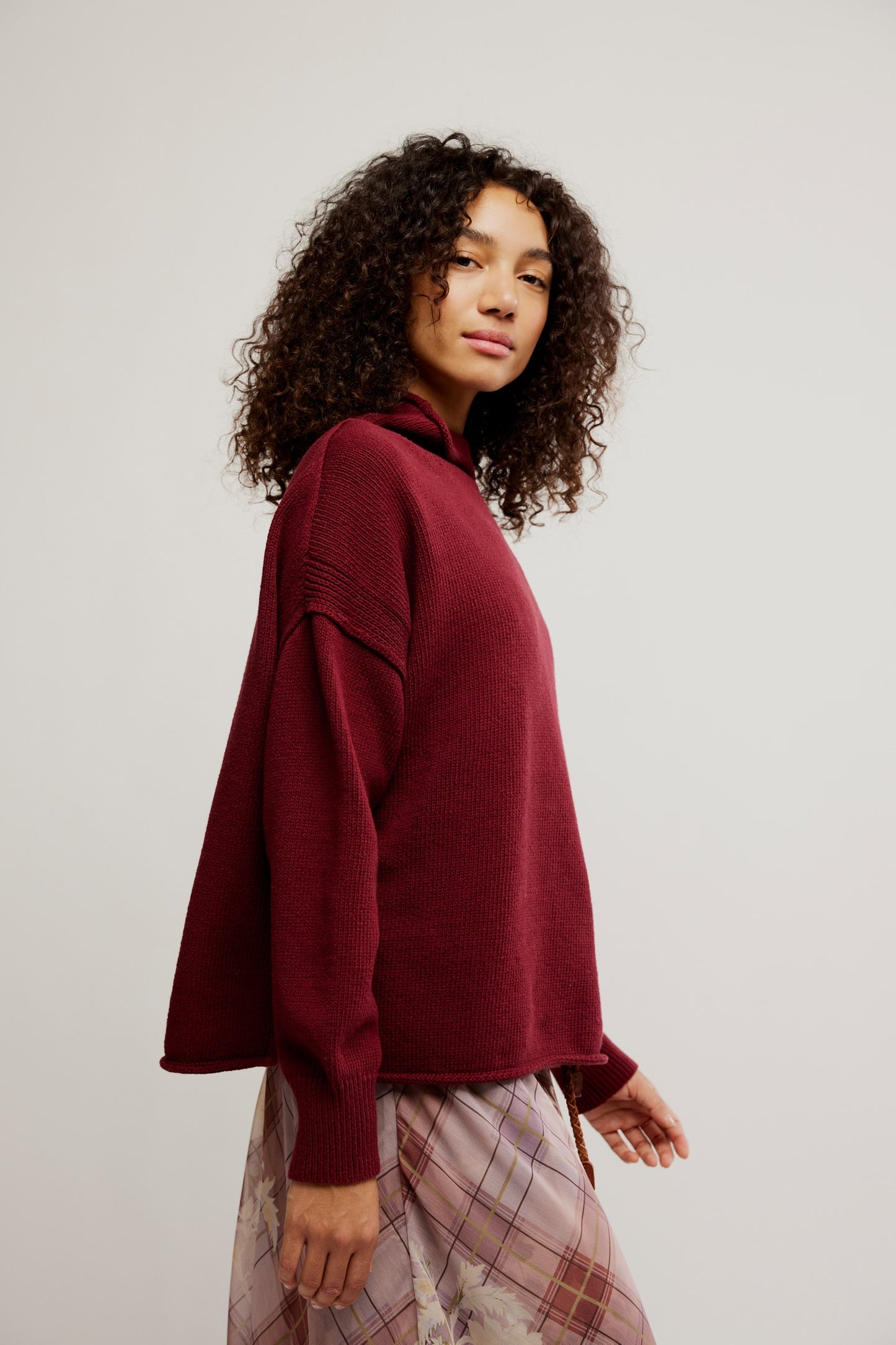 Torres Roll Neck Sweater - Dionysus