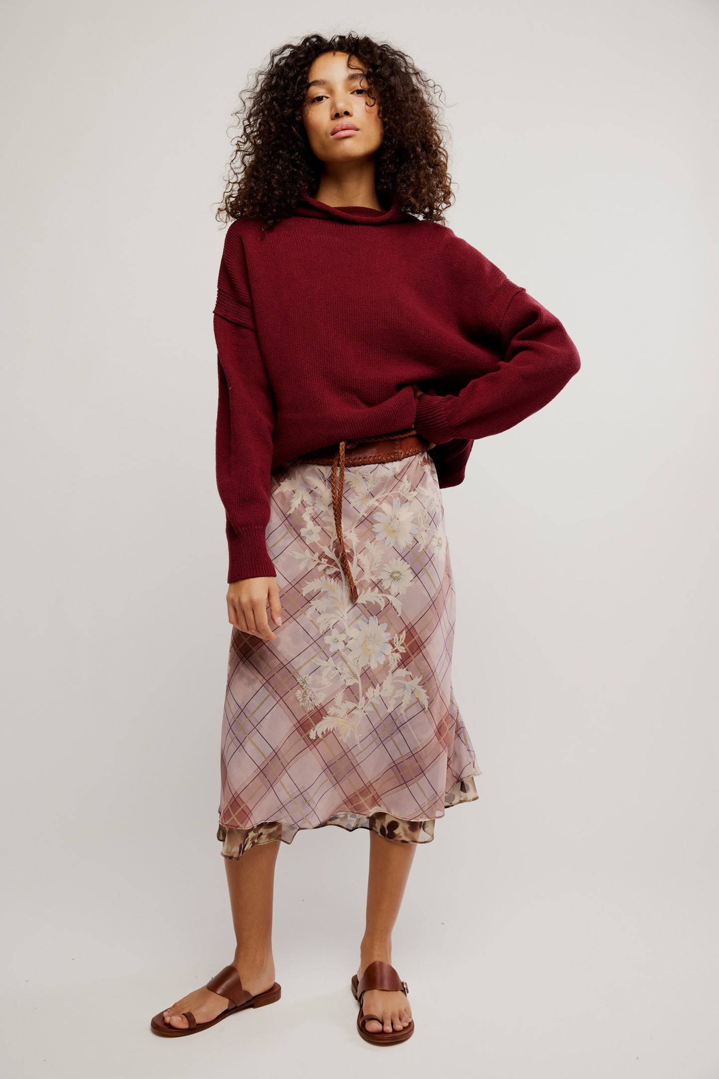 Torres Roll Neck Sweater - Dionysus