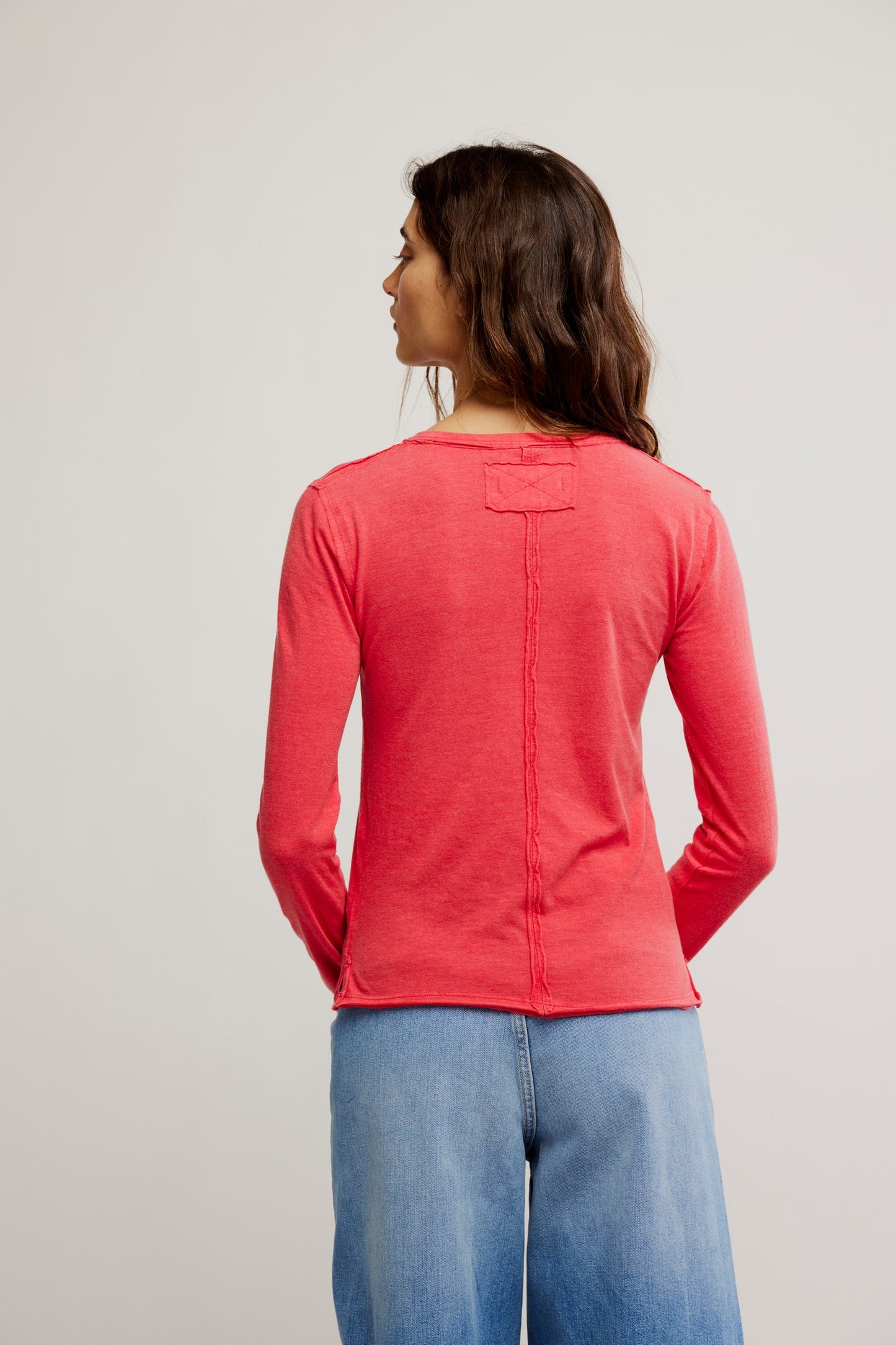 Nova Tee Long Sleeve - Rococco Red