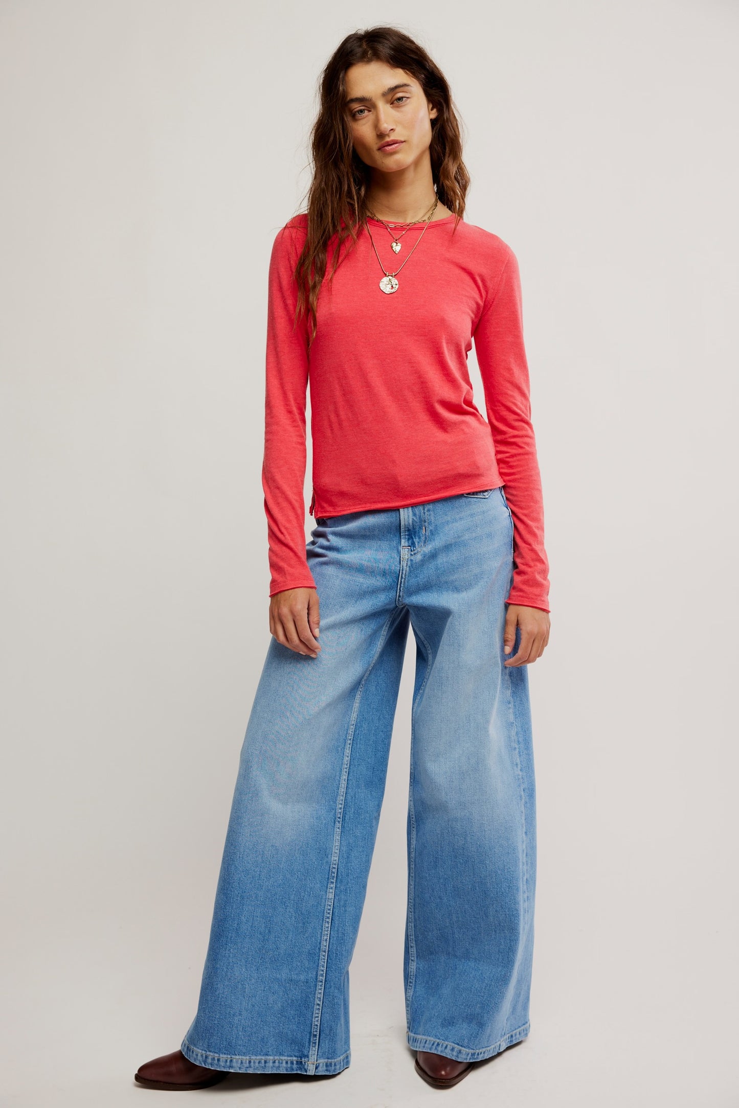 Nova Tee Long Sleeve - Rococco Red