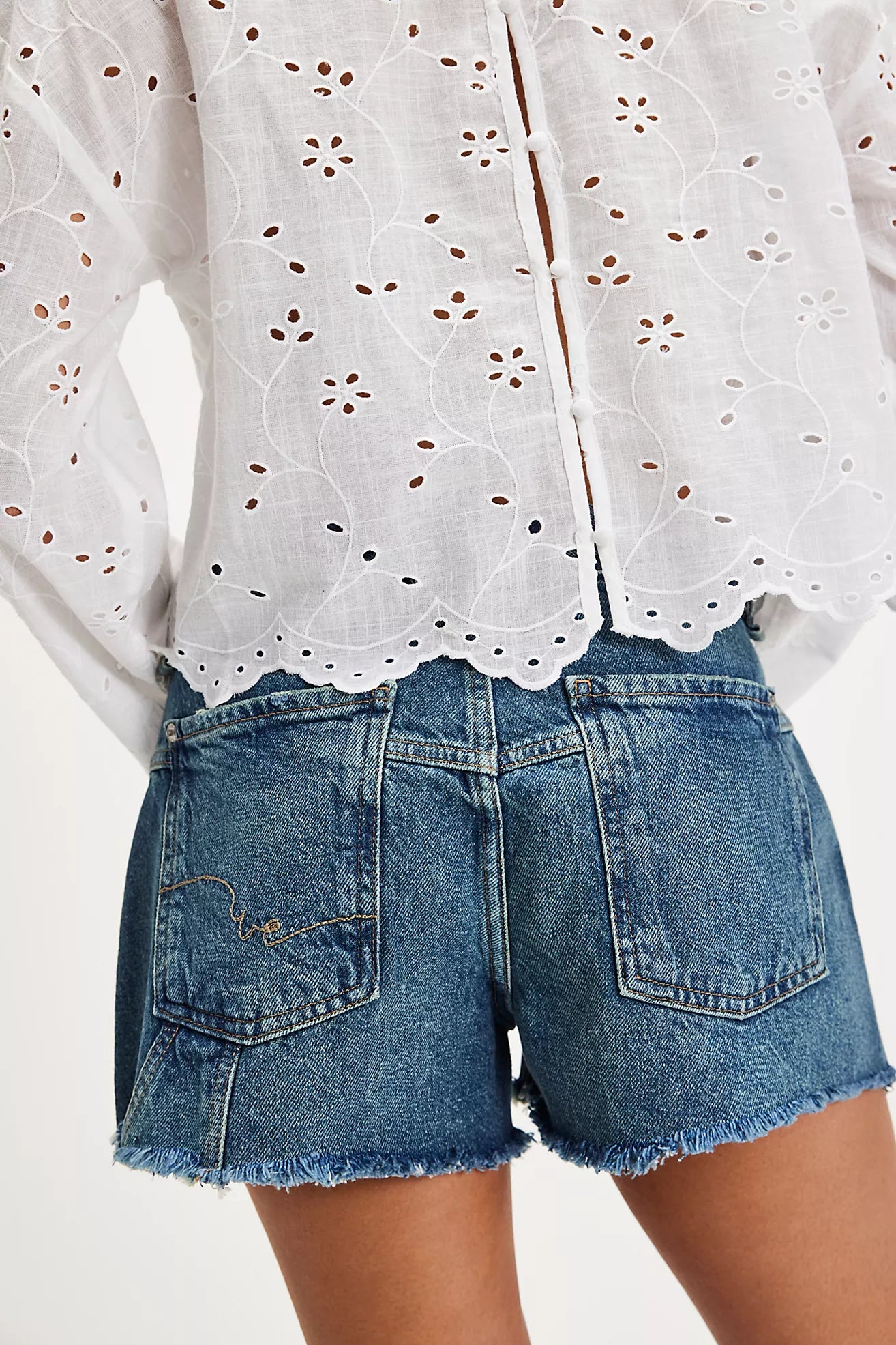 Now Or Never Denim Shorts - Sunsational