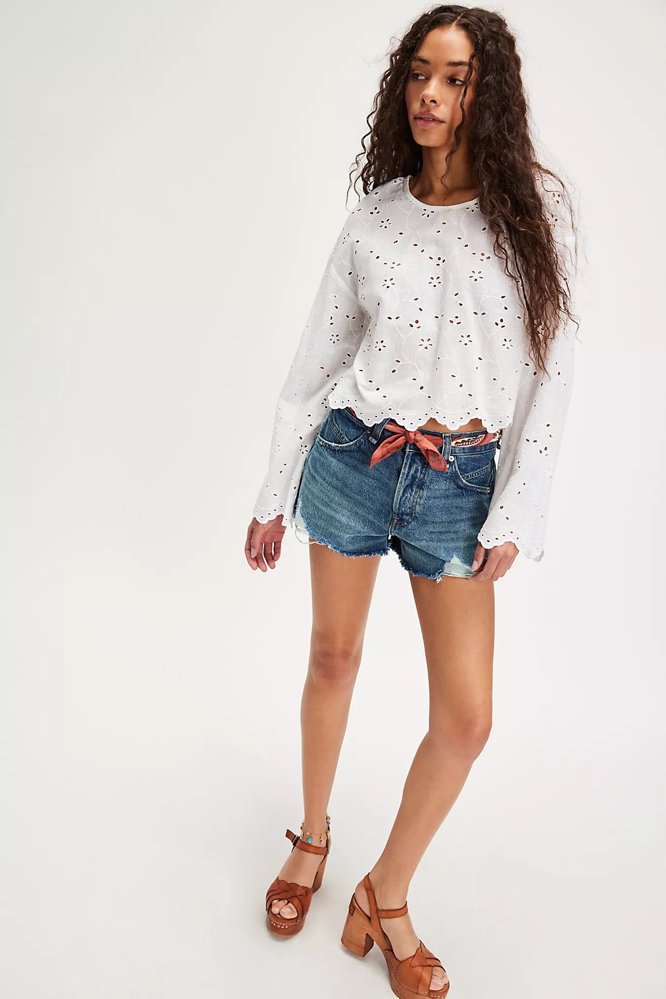 Now Or Never Denim Shorts - Sunsational