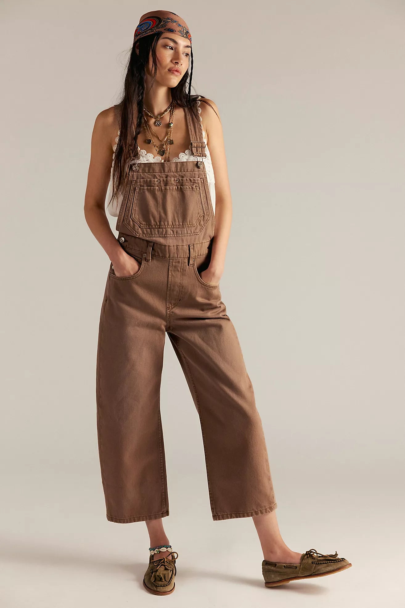 Deep Trance Overalls - Brown Sugar