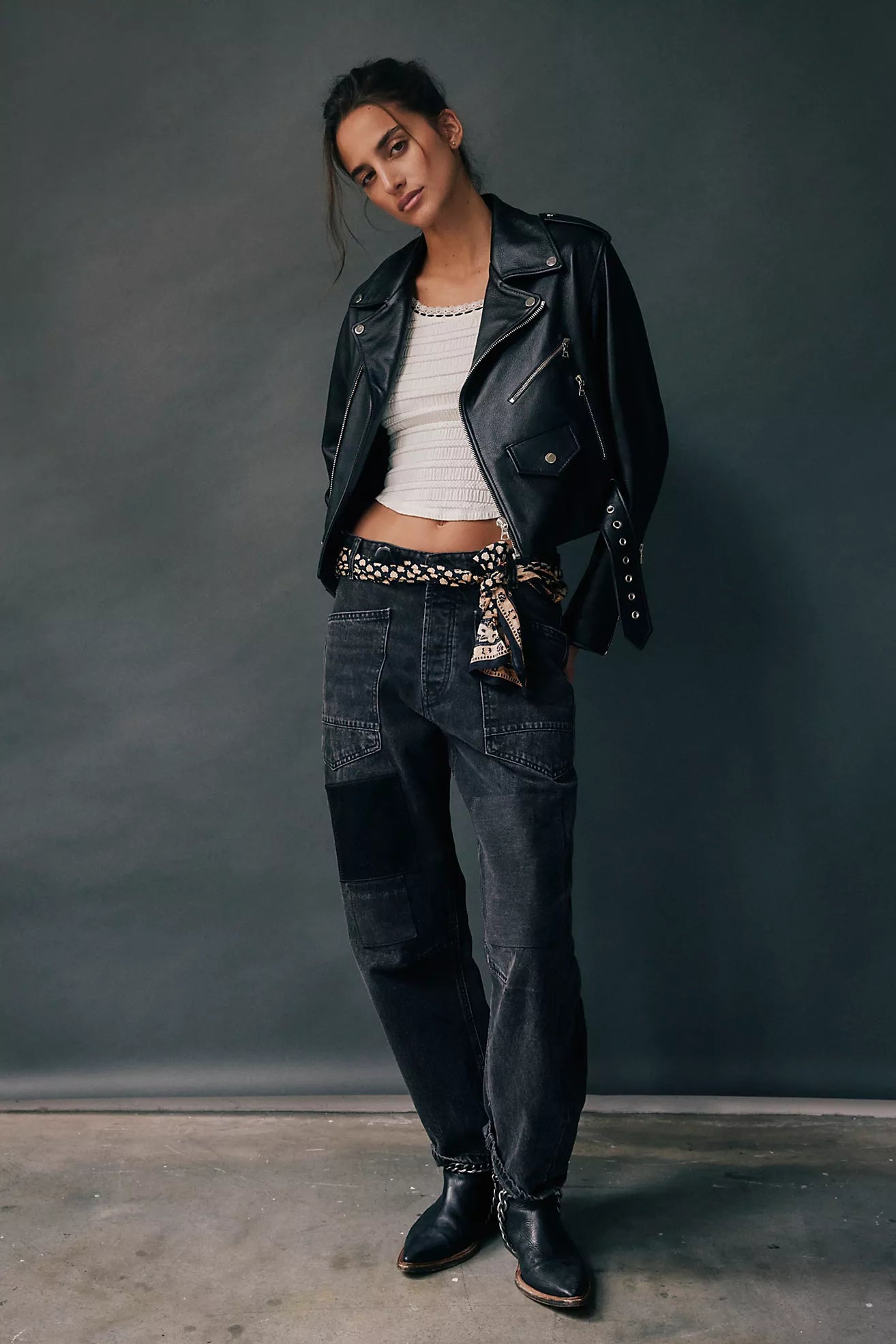 Moxie Pull-On Barrel Jeans - Night Hawk