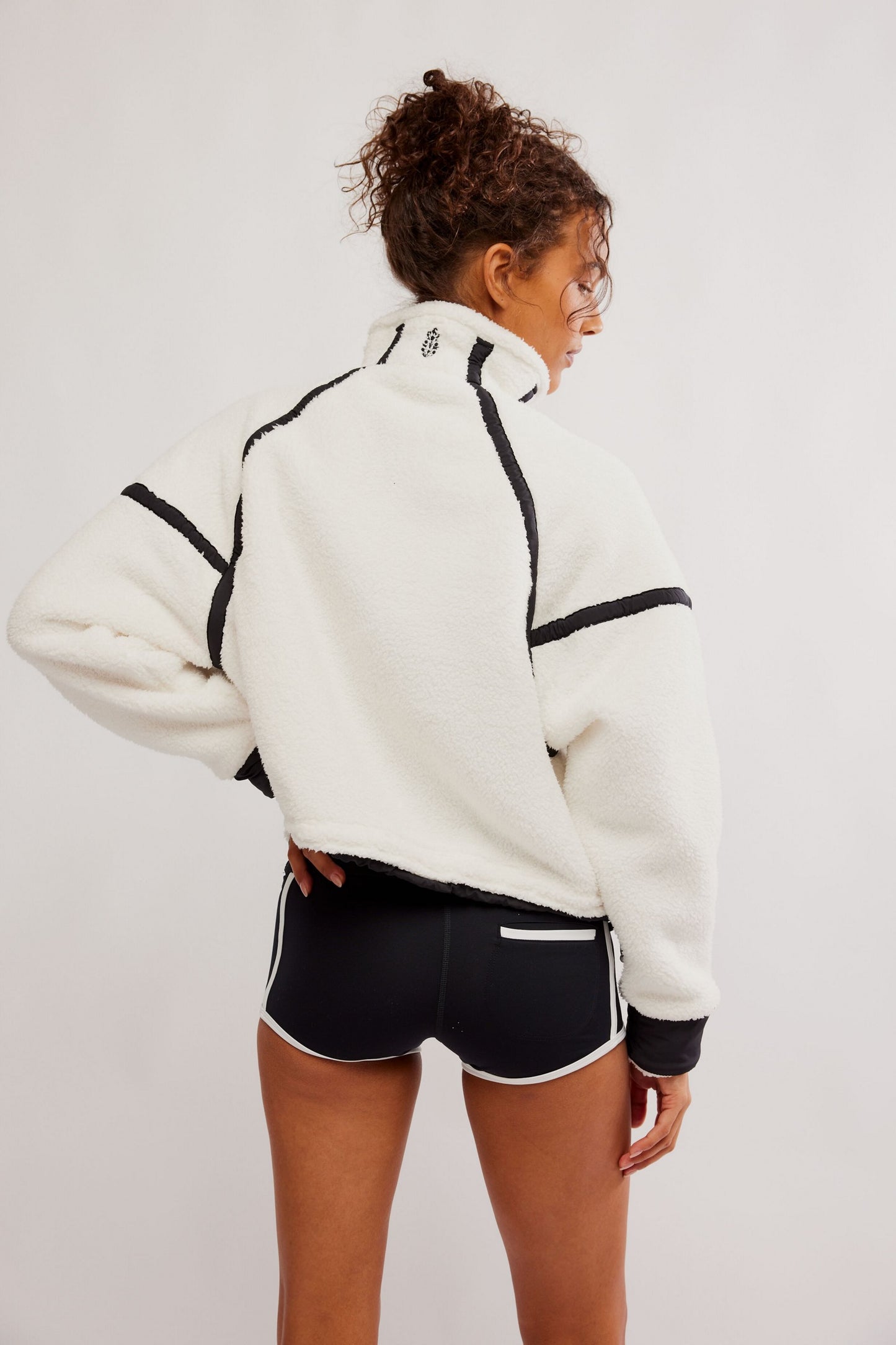 Mountain High Half Zip Fleece - White Combo