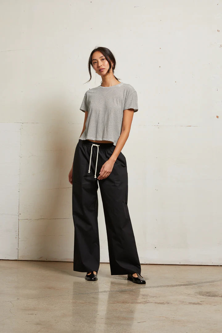 Harley Stripe Tee - Ivory / Black