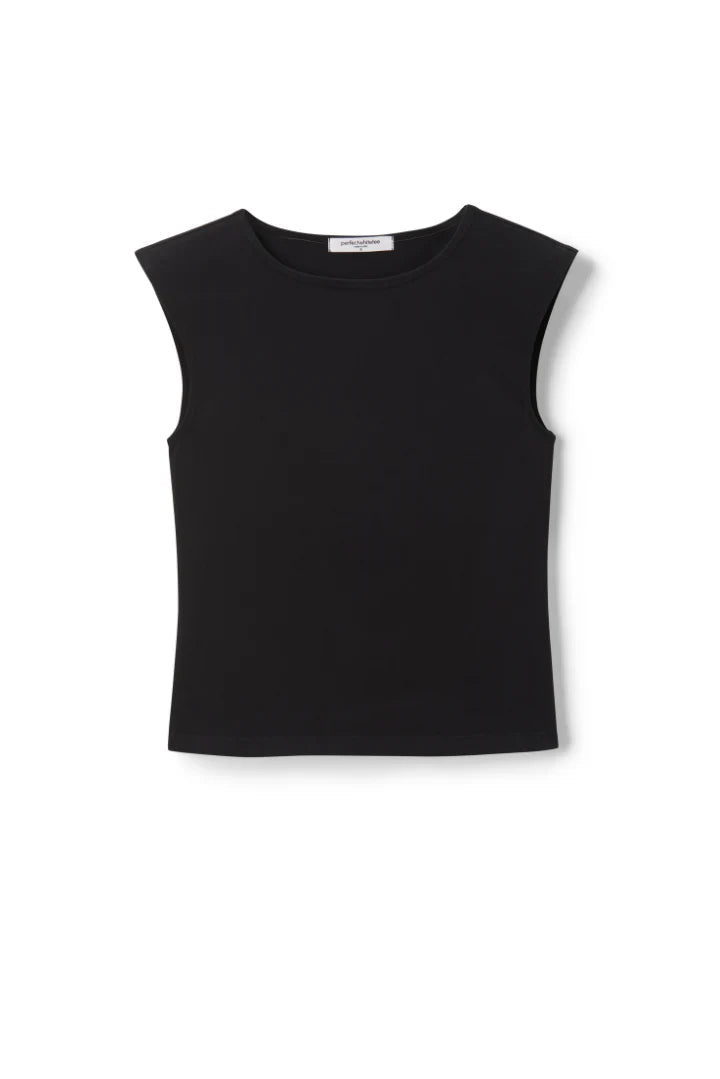 Elanor 90’s Muscle Tee - True Black