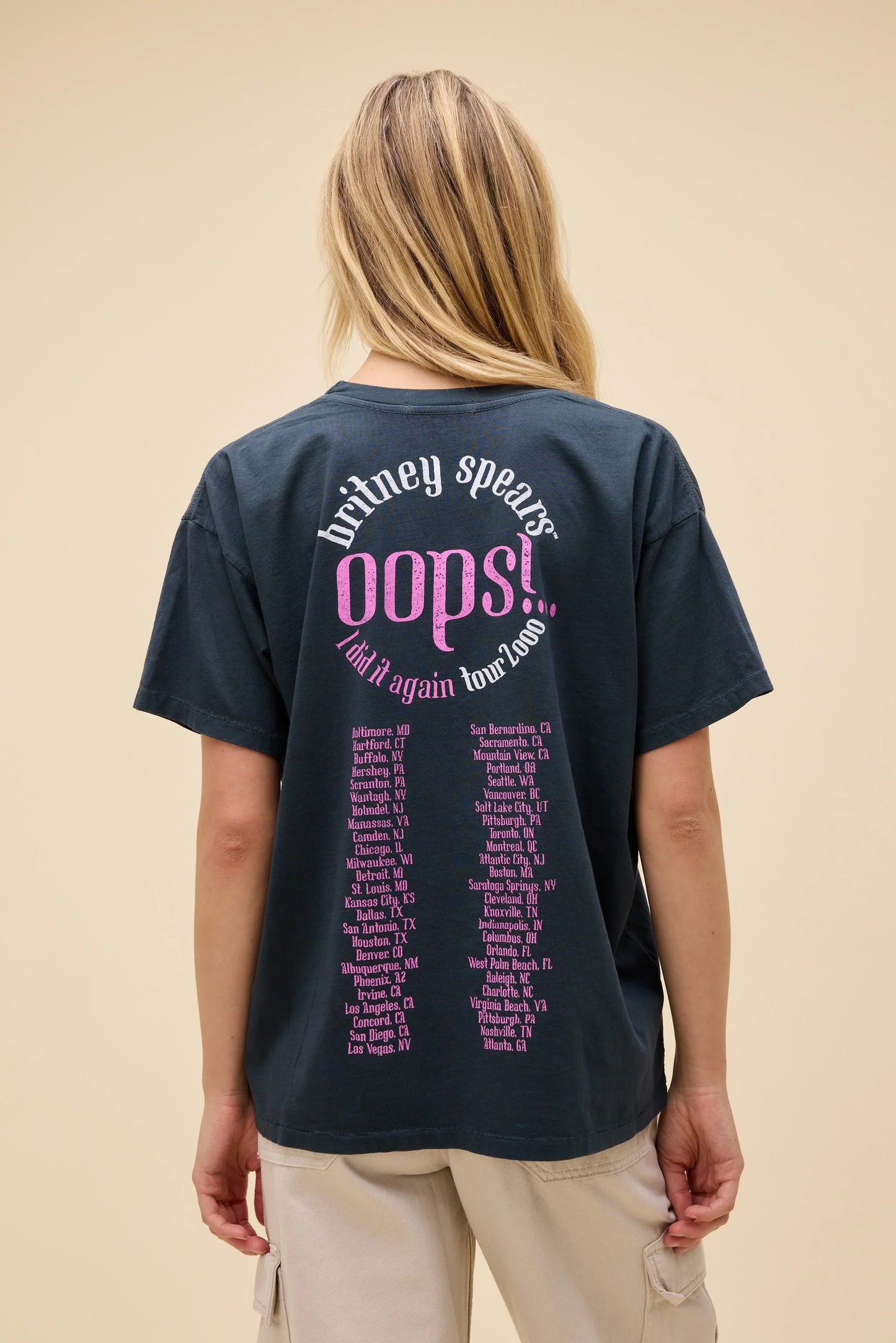 Britney Spears Merch Tee - Vintage Black
