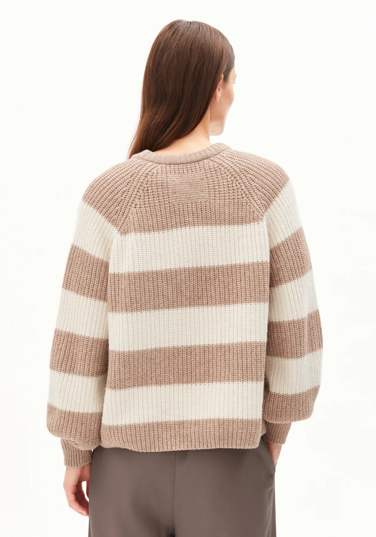 Kaagi Stripes Knit - Camel Melange