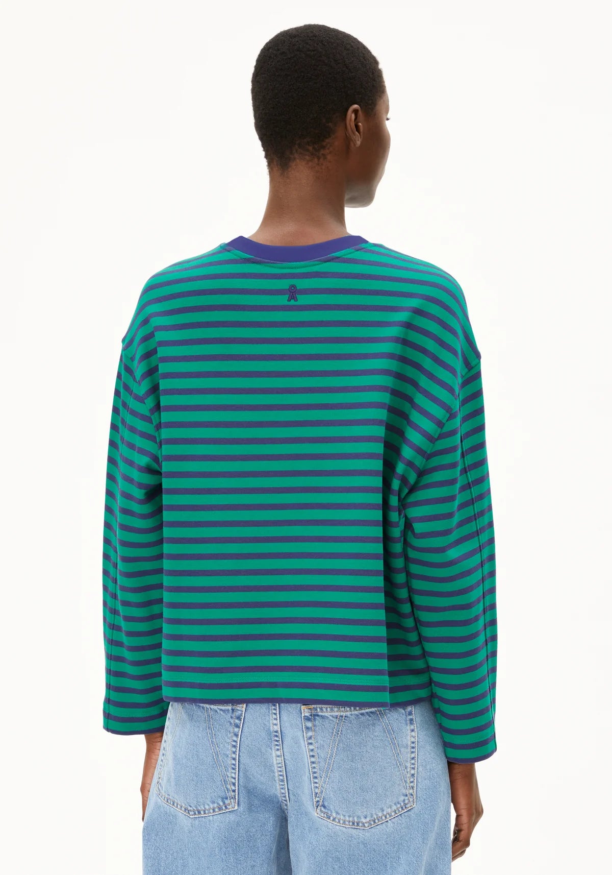 Frankaa Maarlen Stripe - Emerald Green / Blue