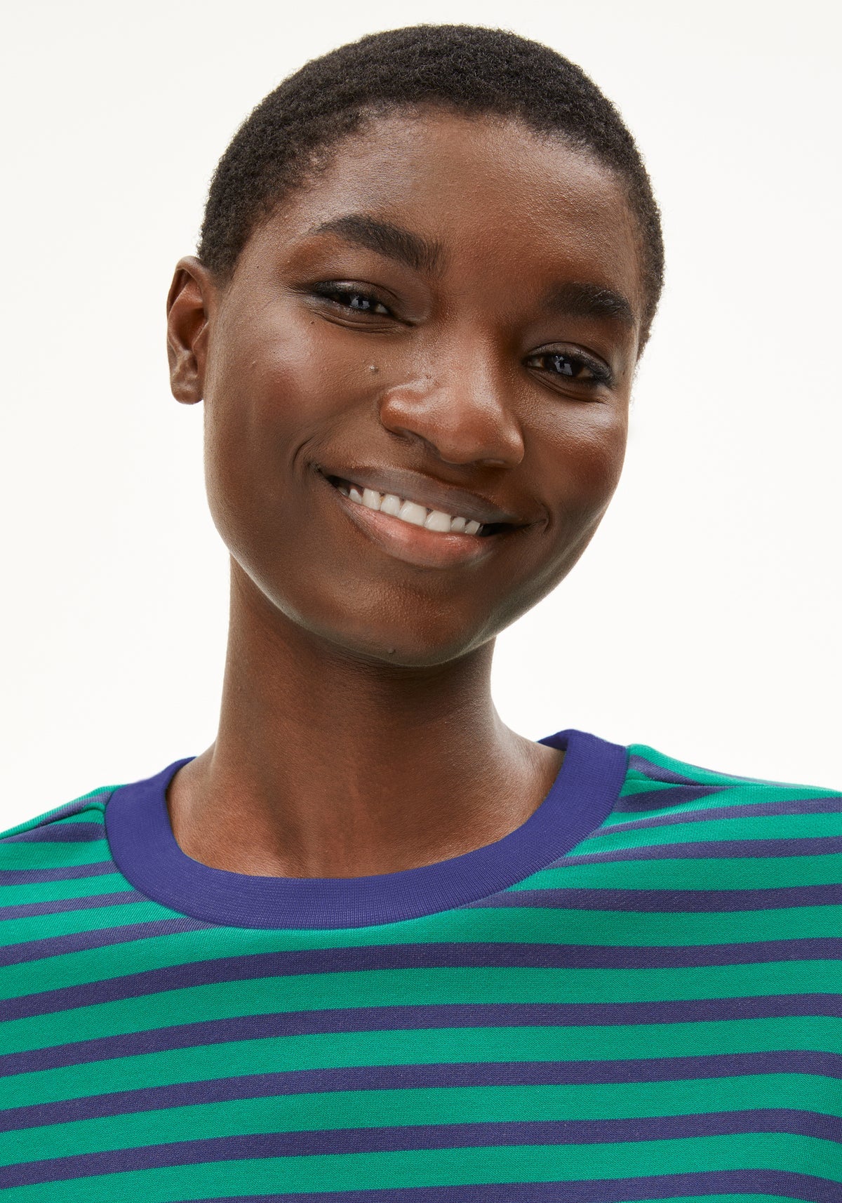 Frankaa Maarlen Stripe - Emerald Green / Blue