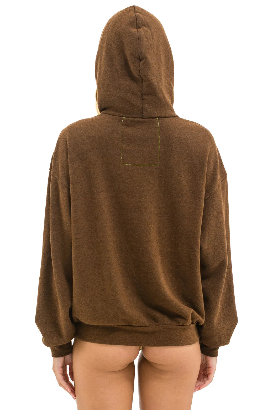 Wave Stripe Hoodie - Chocolate / Espresso