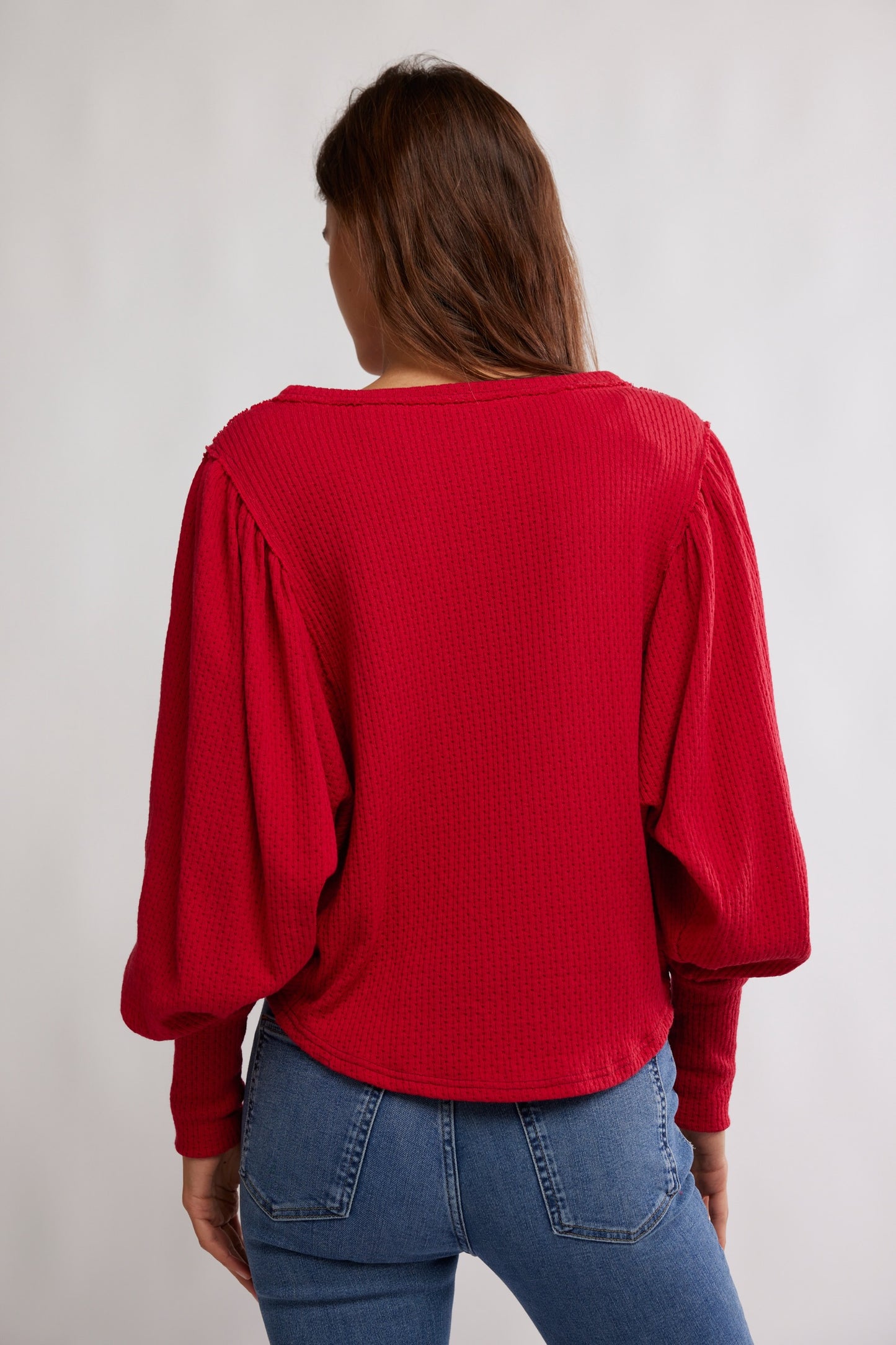 Quinn Knit Thermal - Salsa