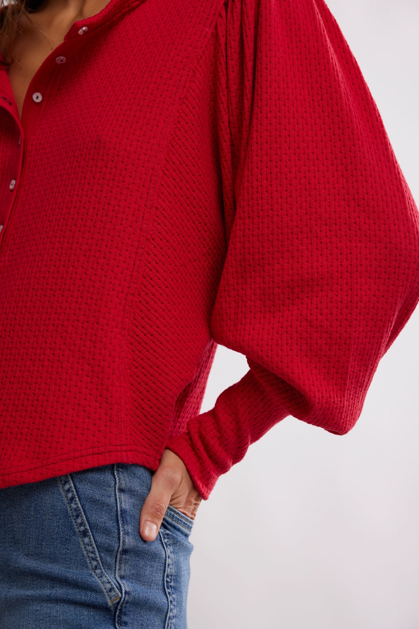 Quinn Knit Thermal - Salsa