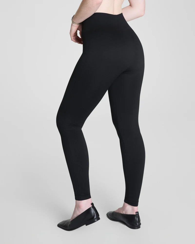 Ribbed Knit Legging - Black