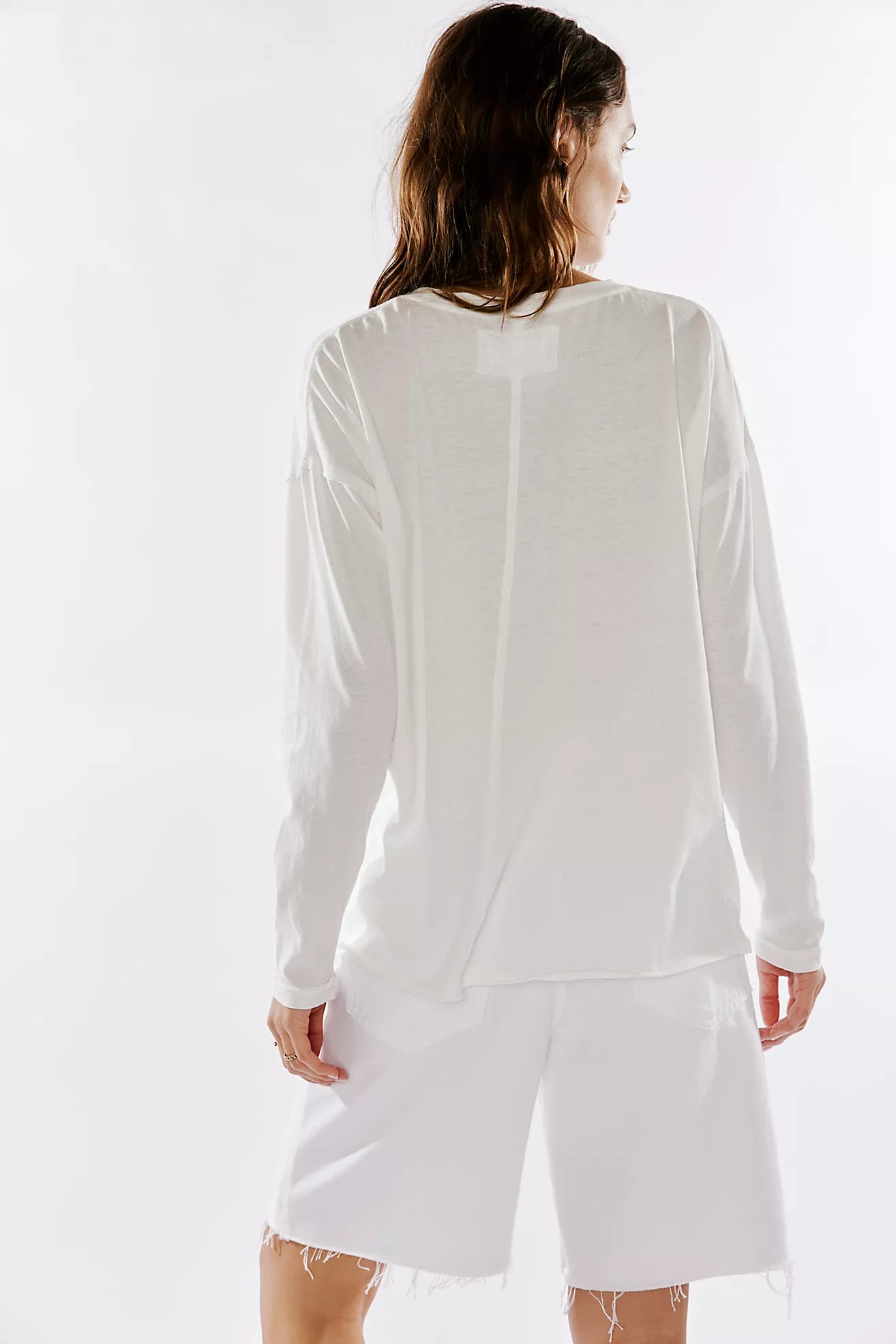 Nina Long Sleeve Tee - Ivory
