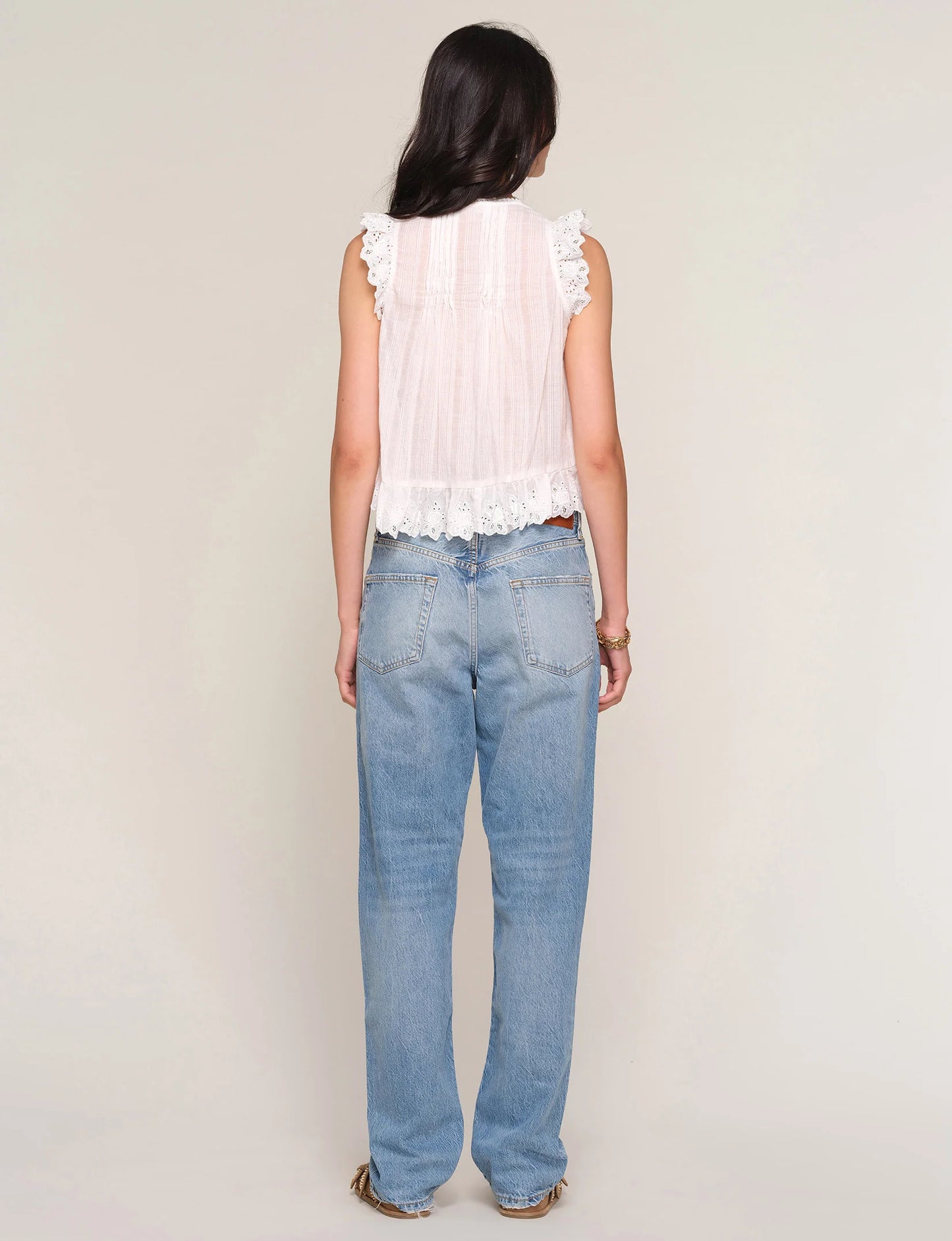 Amina Top - Eggshell