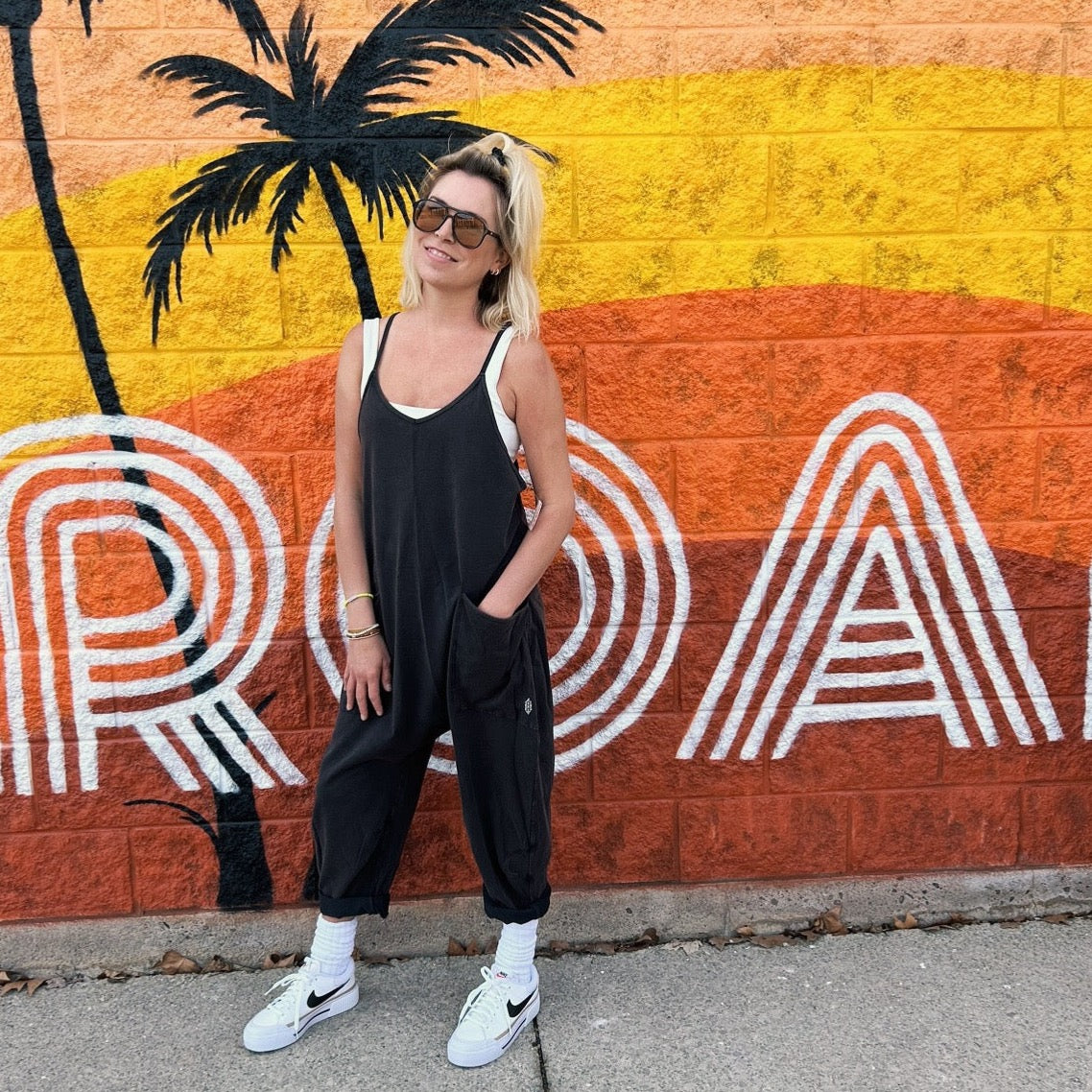 Hot Shot Onesie - Washed Black