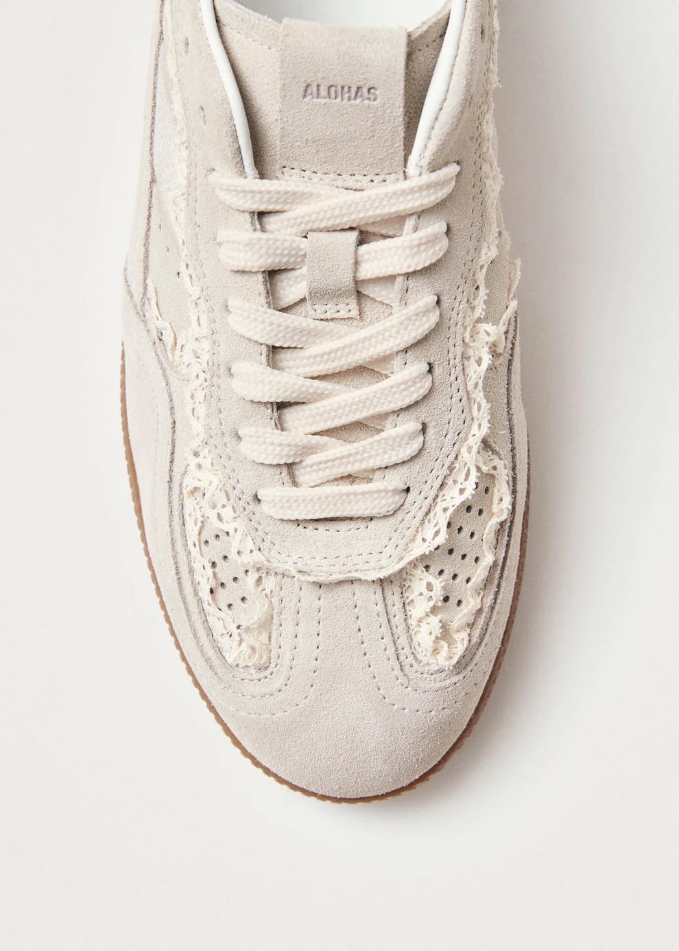 Tb.490 Crochet Leather Sneakers - Cream